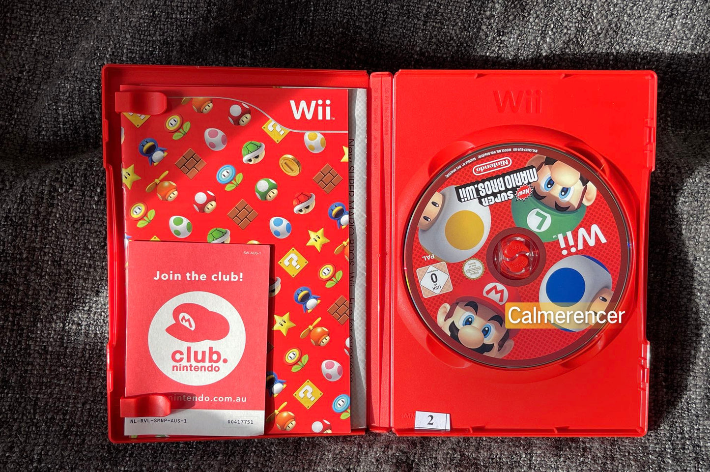 New Super Mario Bros- Nintendo Wii game