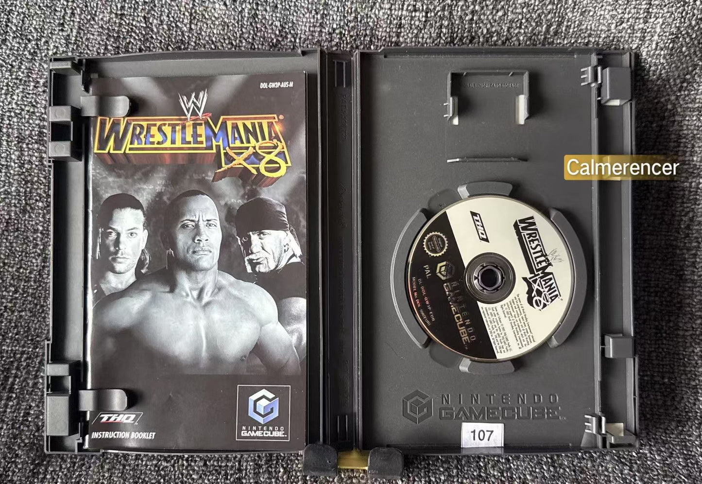 WWE Wrestle Mania X8 Game - Nintendo Gamecube - Pal Version