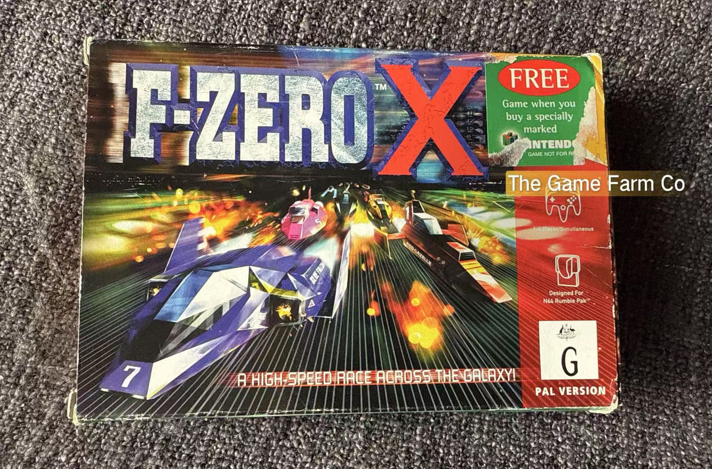 F-Zero X Game Boxed - Nintendo 64 / N64 - Pal Version