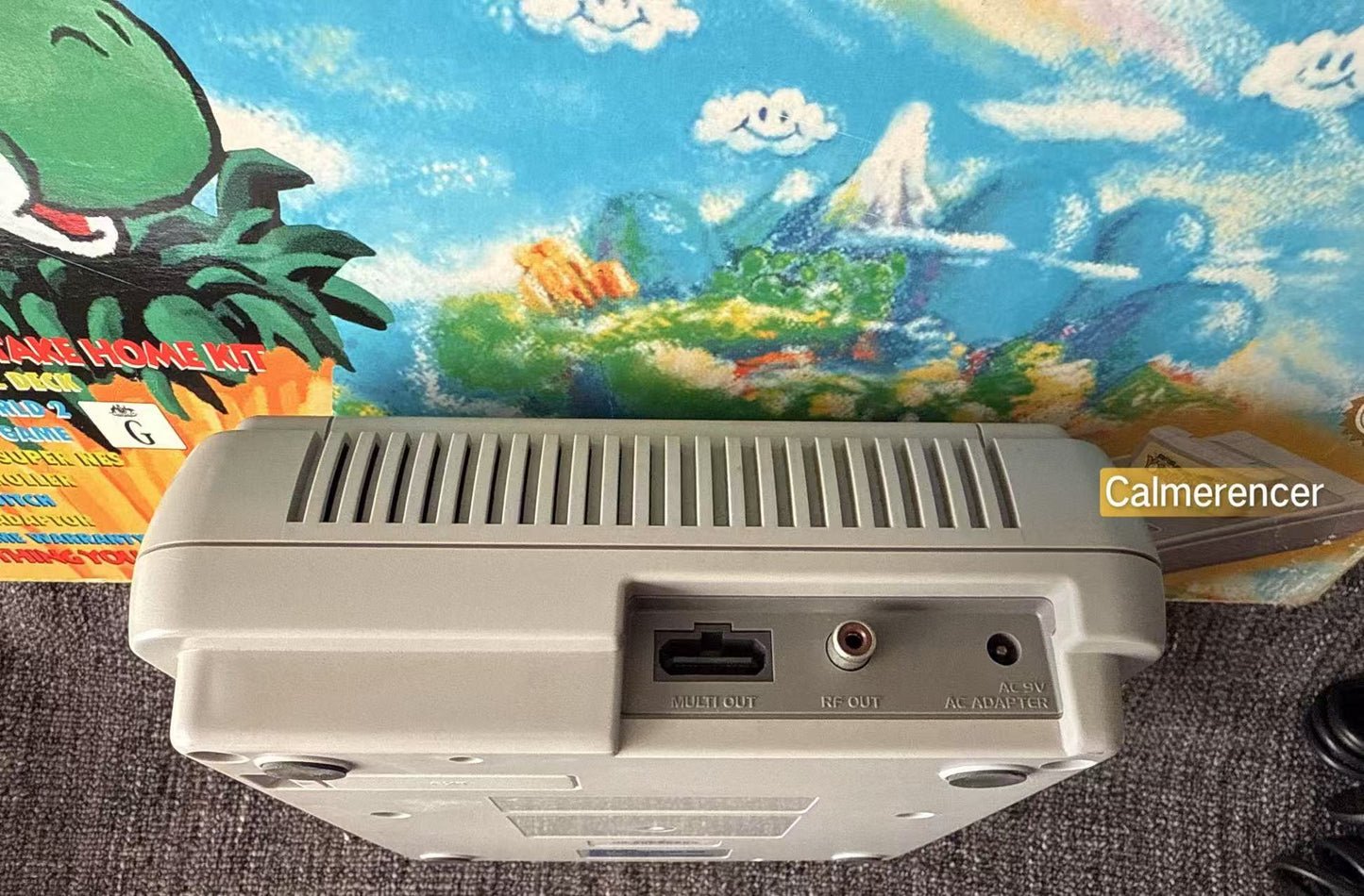 Super Mario World 2 Yoshi's Island Console Bundle Big Box (Snes) Pal Version - See Description