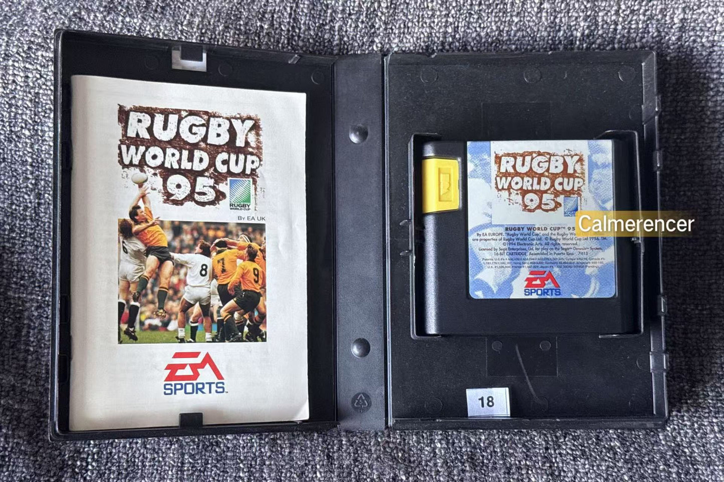 Rugby World Cup 95 Game - Sega Mega Drive