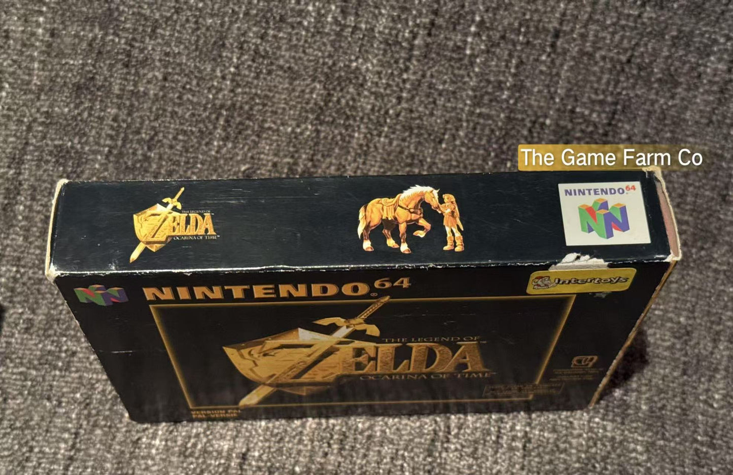 The Legend of Zelda Ocarina of Time Game Boxed - Nintendo 64 / N64 - Pal Version
