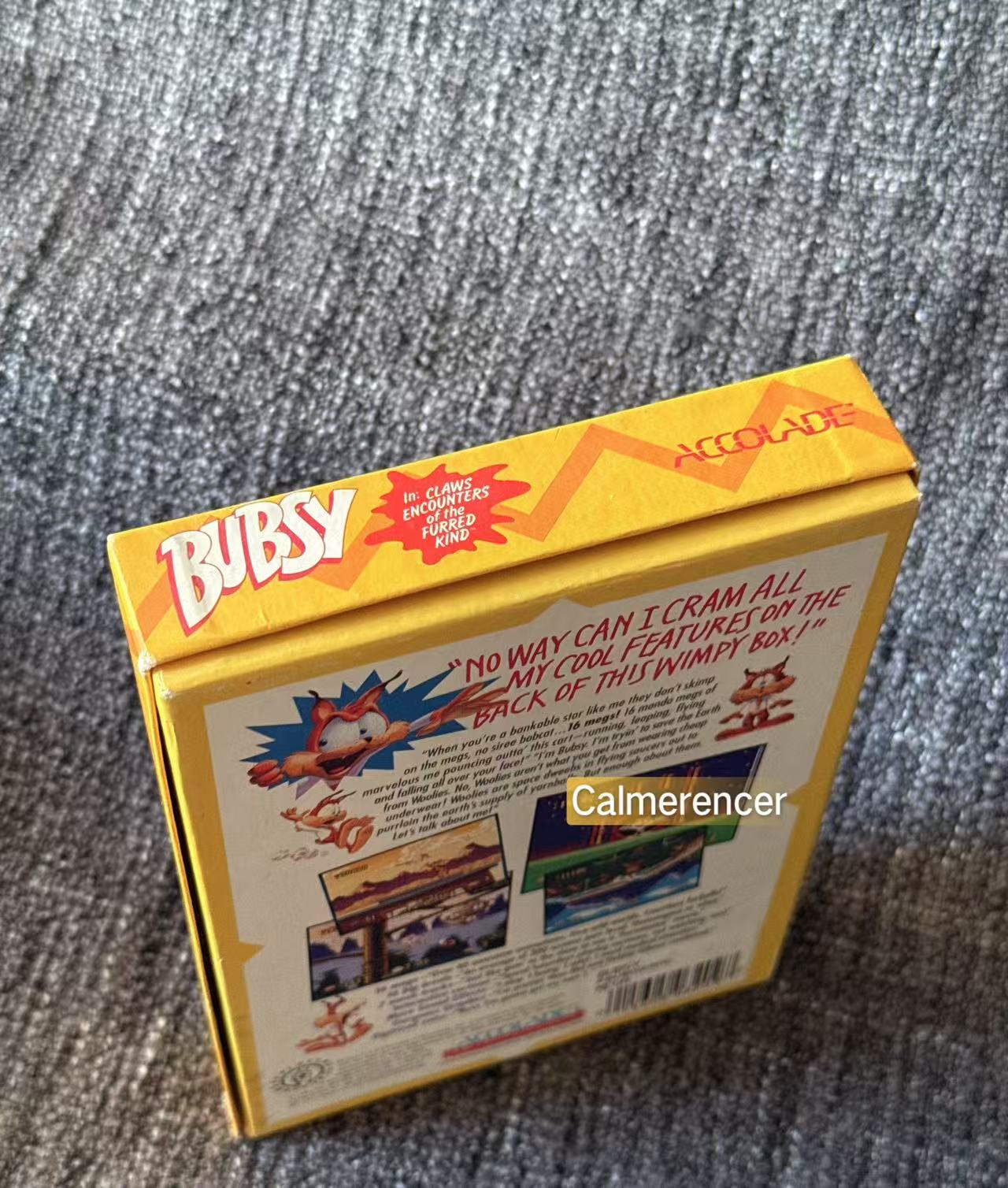 Bubsy complete with limited edition cards  - Game - Sega Mega Drive