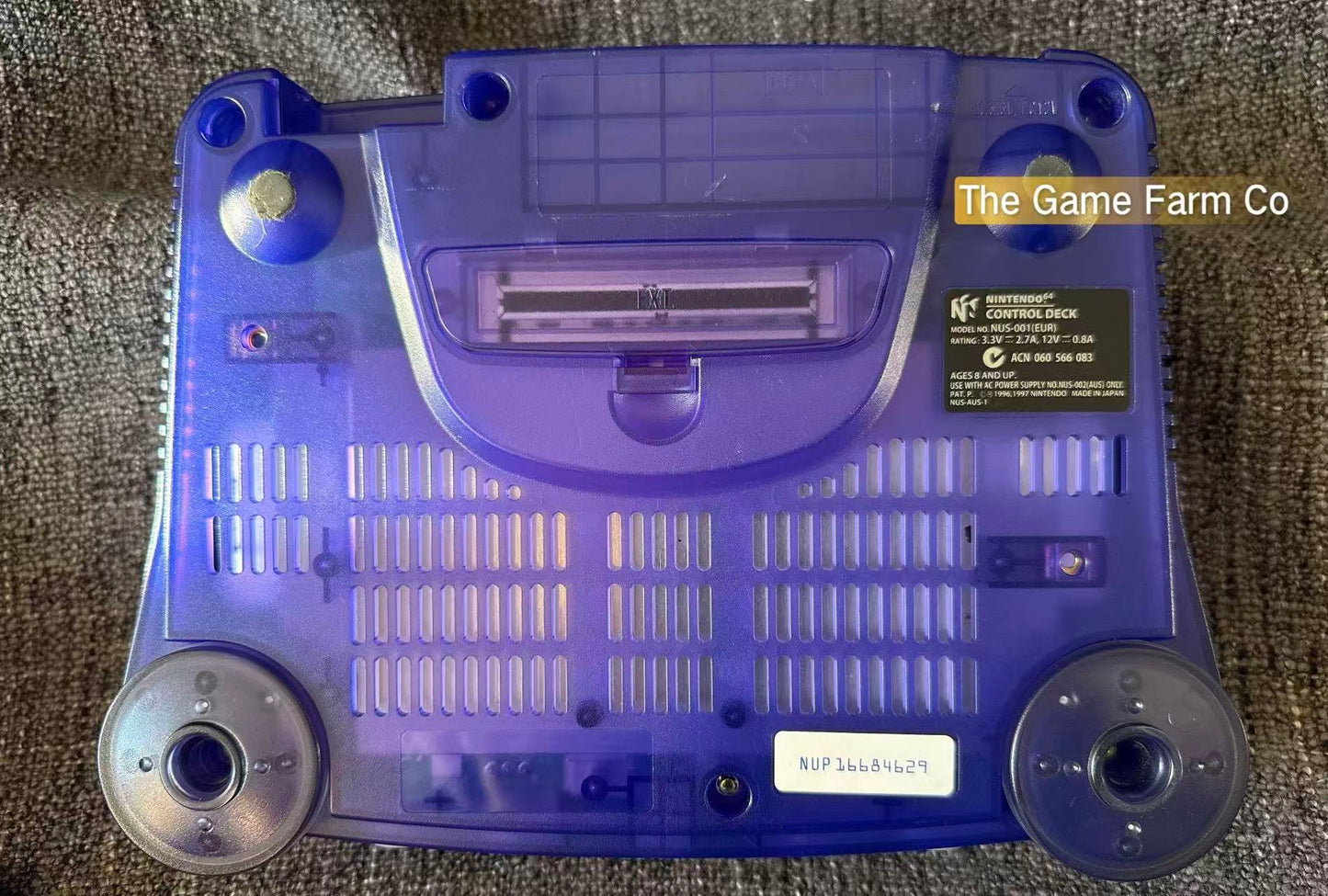 Grape Purple Funtastic Nintendo 64 Console Bundle N64 Tested Excellent Condition