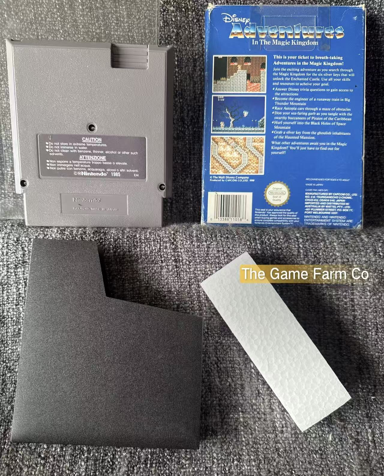 Disney Adventures in The Magic Kingdom Boxed Game - Nes - Nintendo / Entertainment System - Pal Version