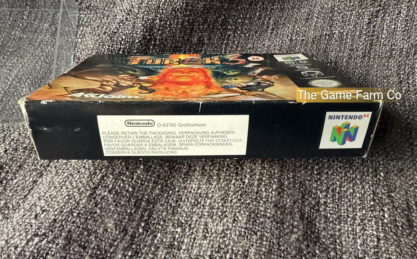 Turok 3 Shadow Of Oblivion Game Boxed - Nintendo 64 / N64 - Pal Version