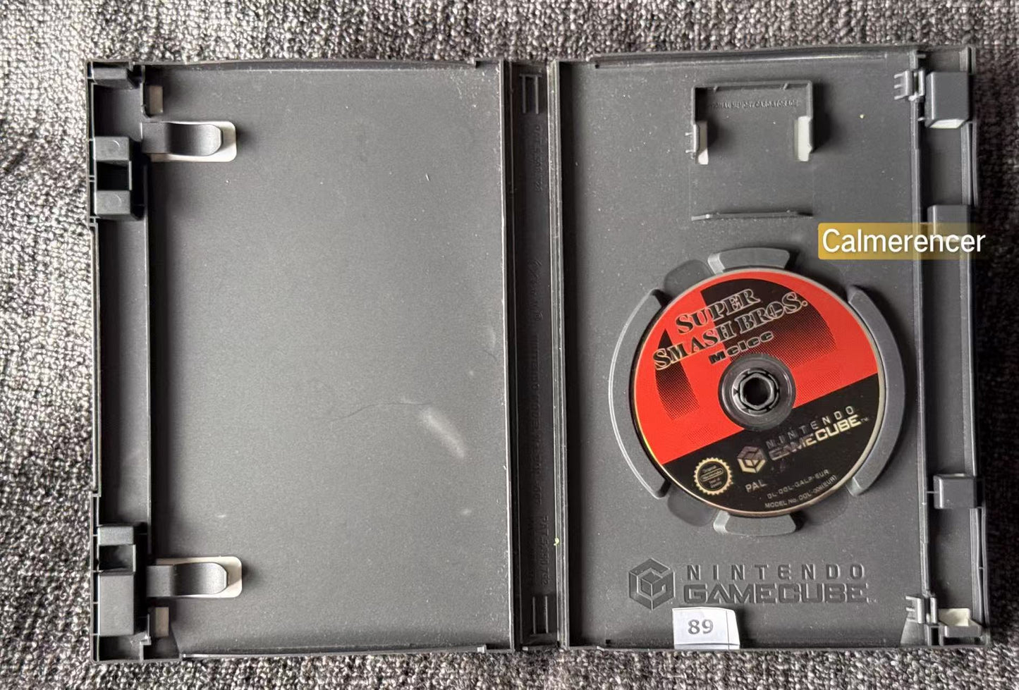 Super Smash Bros Melee Game - No manual  - Nintendo Gamecube - Pal Version