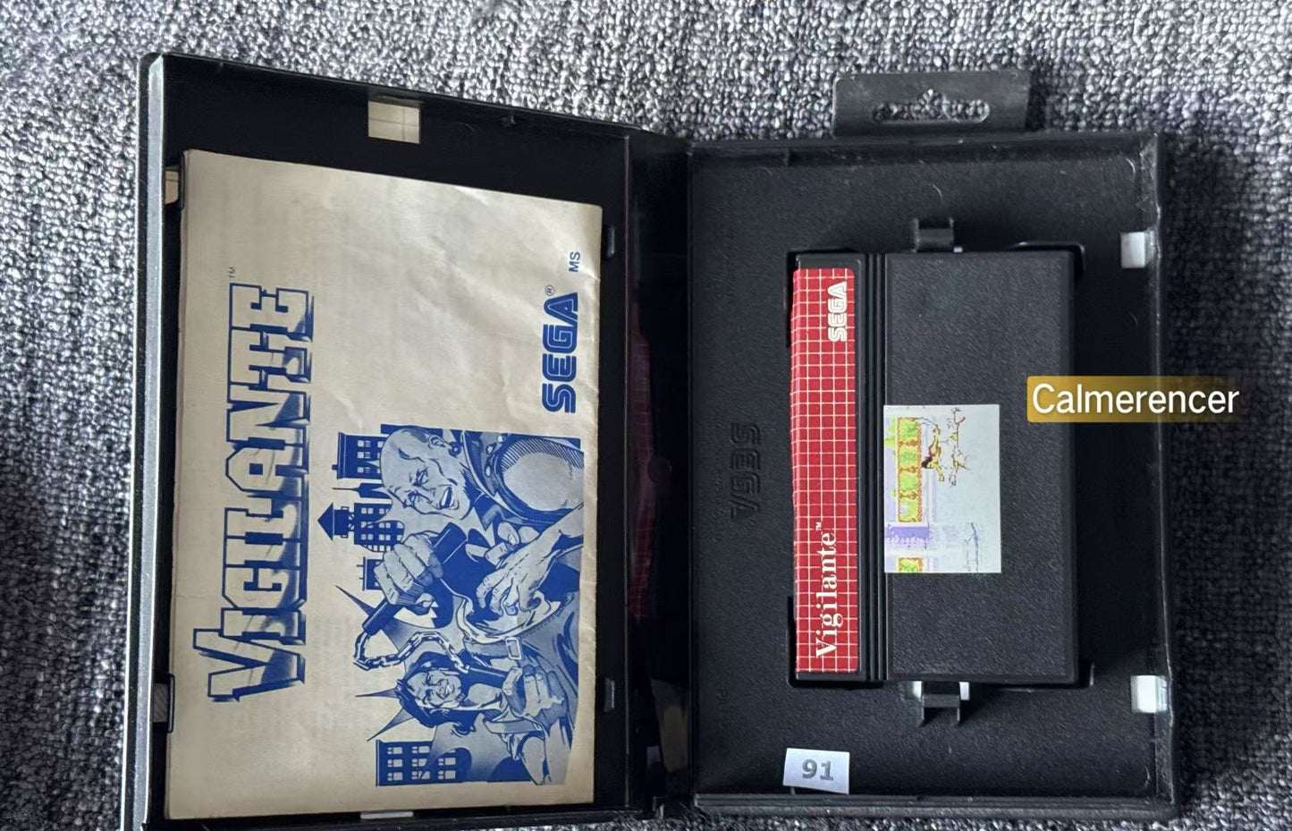 Vigilante Game - Sega Master System