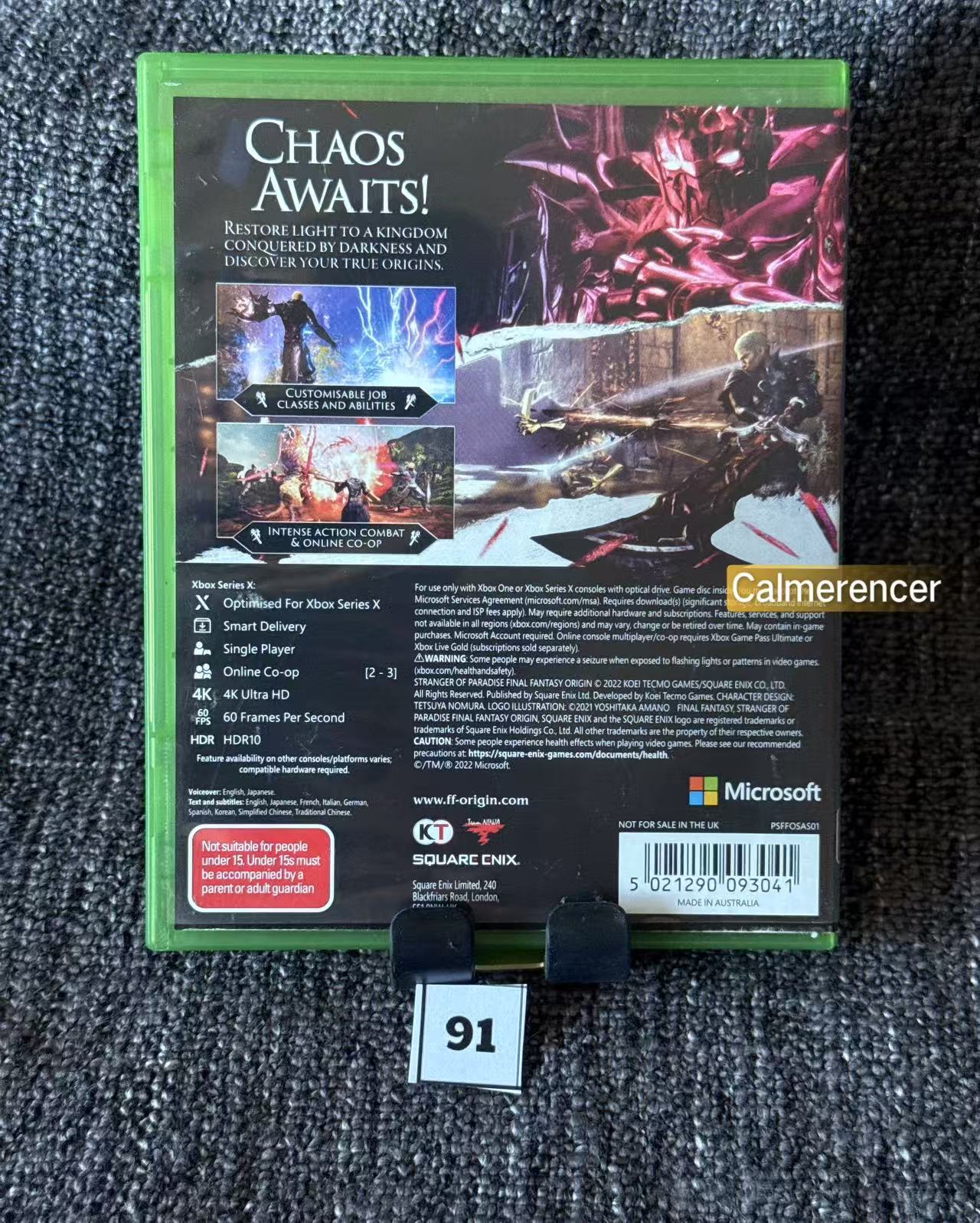 Stranger of Paradise Final Fantasy Origin Game Microsoft Xbox One
