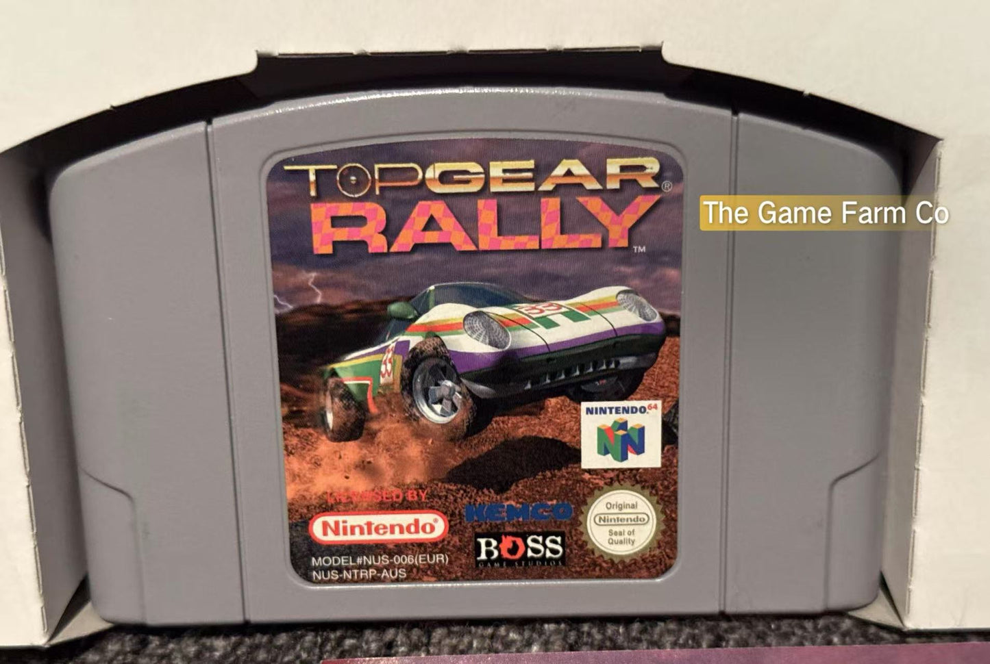 Top Gear Rally Game Boxed - Nintendo 64 / N64 - Pal Version