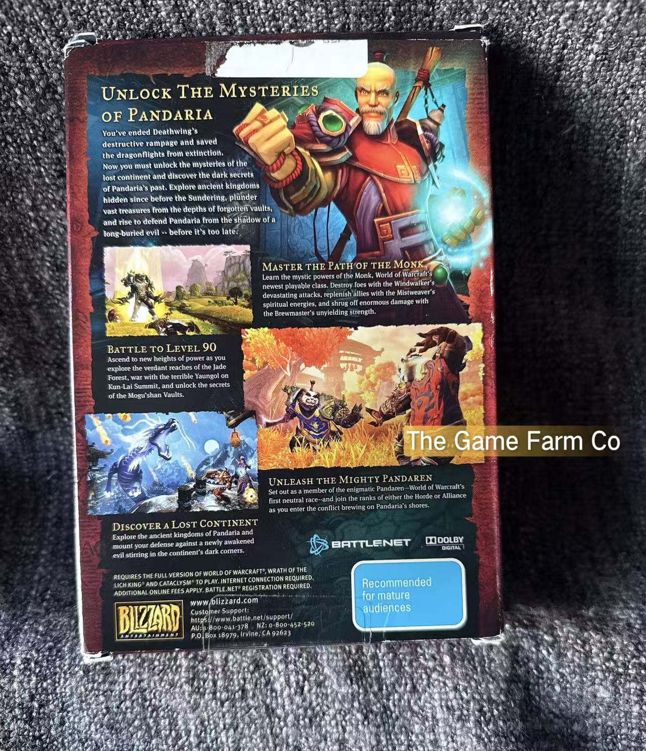World of Warcraft: Mists of Pandaria PC Game – Physical Retail Edition