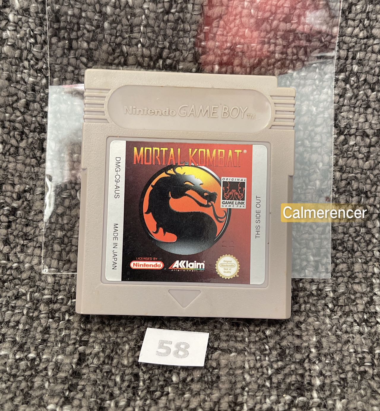 Mortal Kombat Game - Nintendo Gameboy