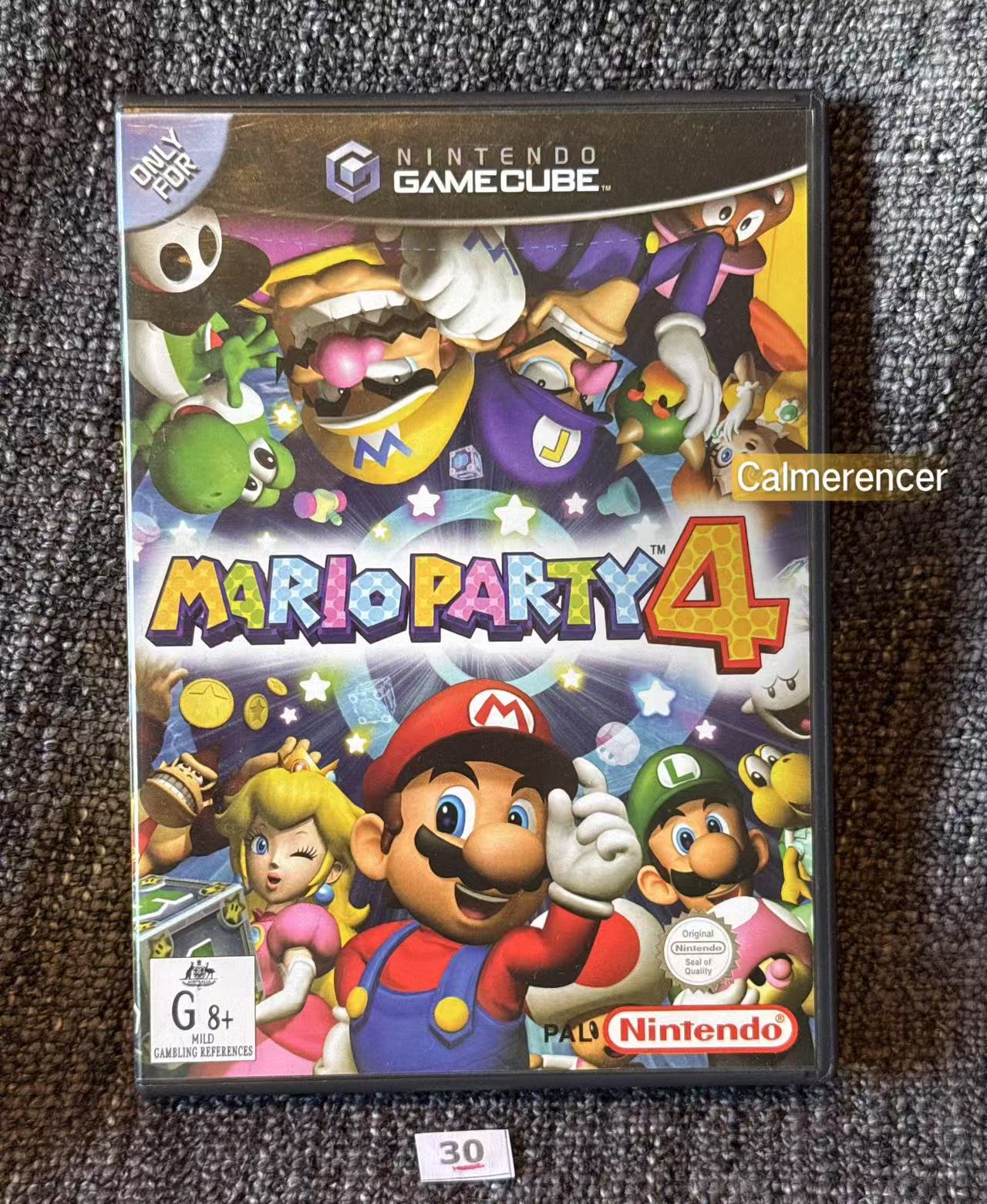 Mario Party 4 Mint like disc With Memory Card Game - Nintendo Gamecube - Pal Version