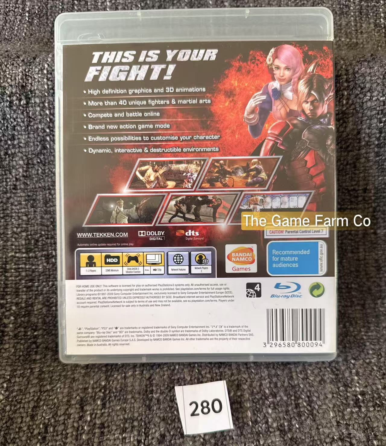 Tekken 6 Game - PS3 - Sony Playstation 3