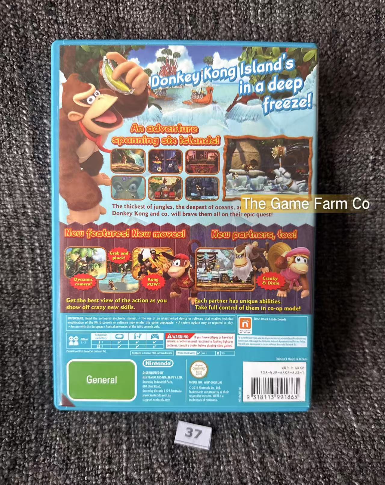 Donkey Kong Country Tropical Freeze - Nintendo Wii U Game