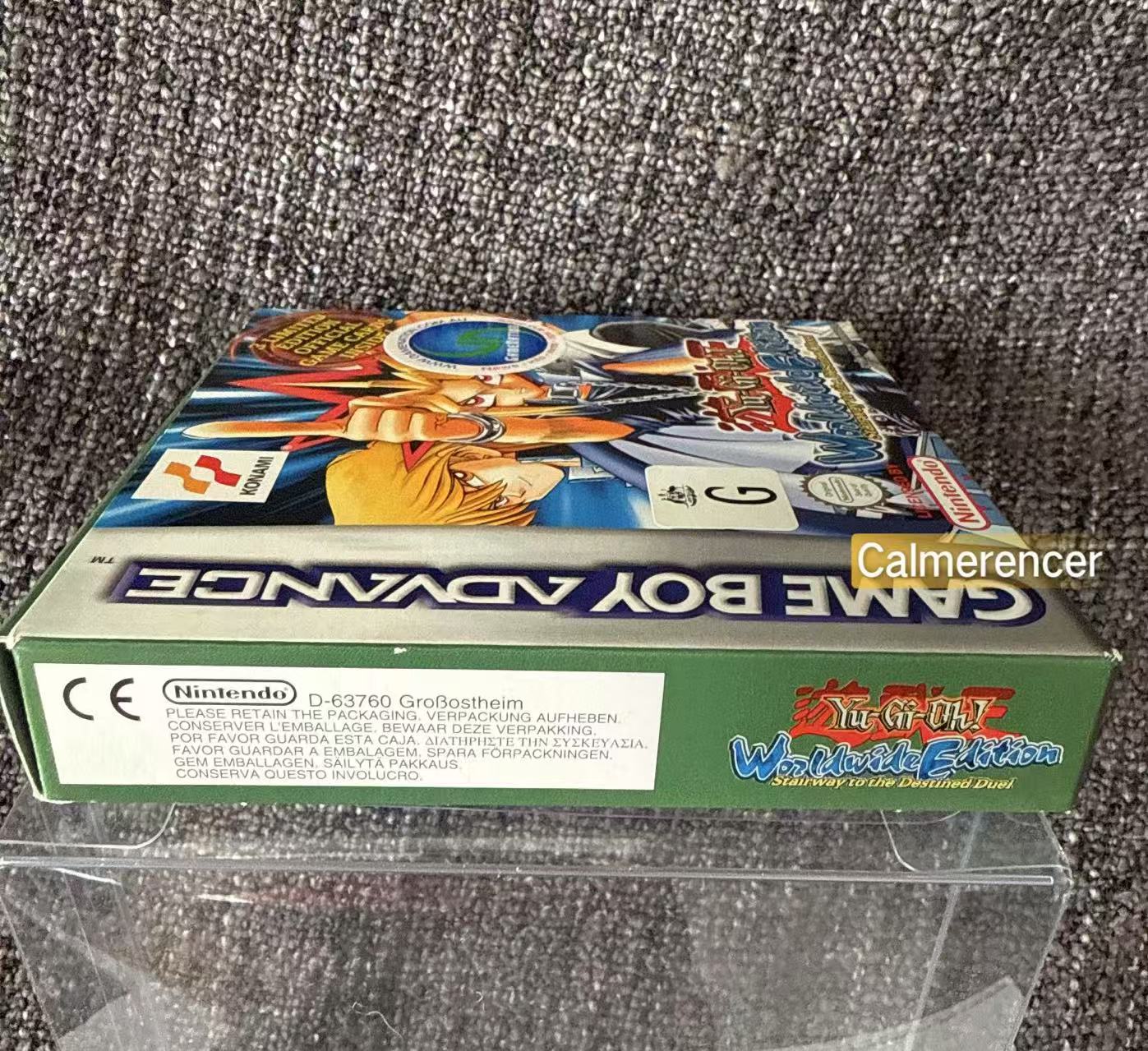 Yu Gi Oh (Excellent condition) Worldwide Edition Stairway To The Destined Duel Boxed Game -Nintendo Gameboy Advance GBA - Pal Version