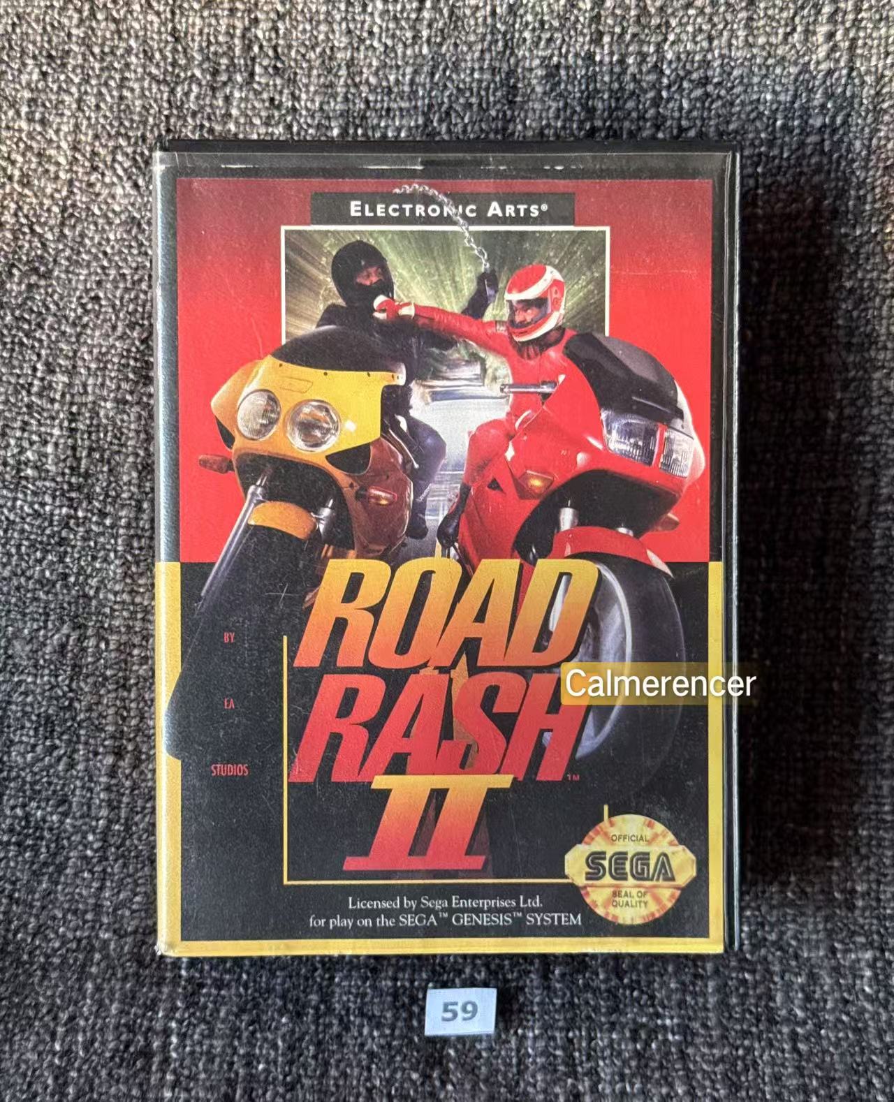 Road Rash 2 Game - Sega Master System /Genesis