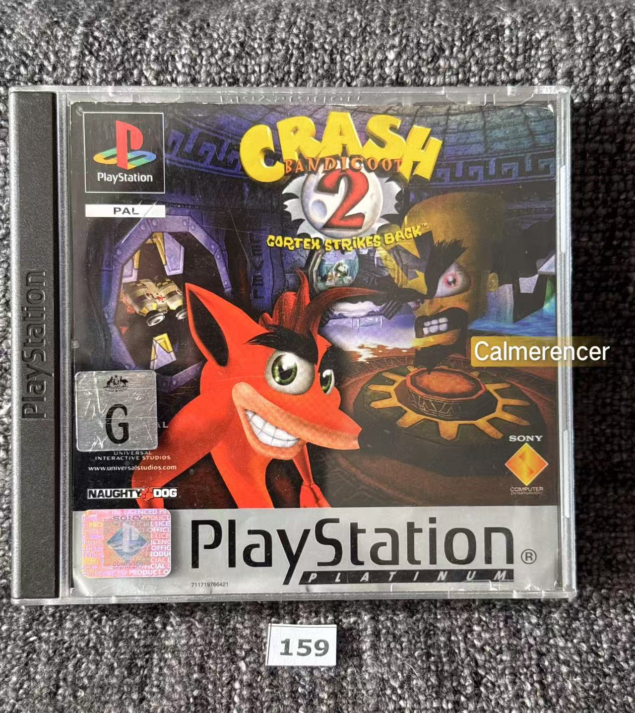 Crash Bandicoot 2 Cortex Strikes Back - Sony Playstation One (PS1) Game