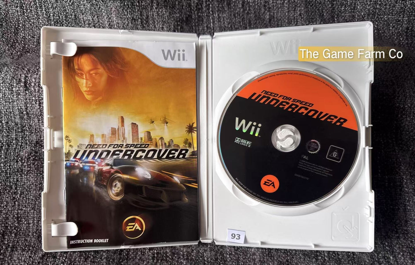 Need For Speed Undercover -  Nintendo Wii game