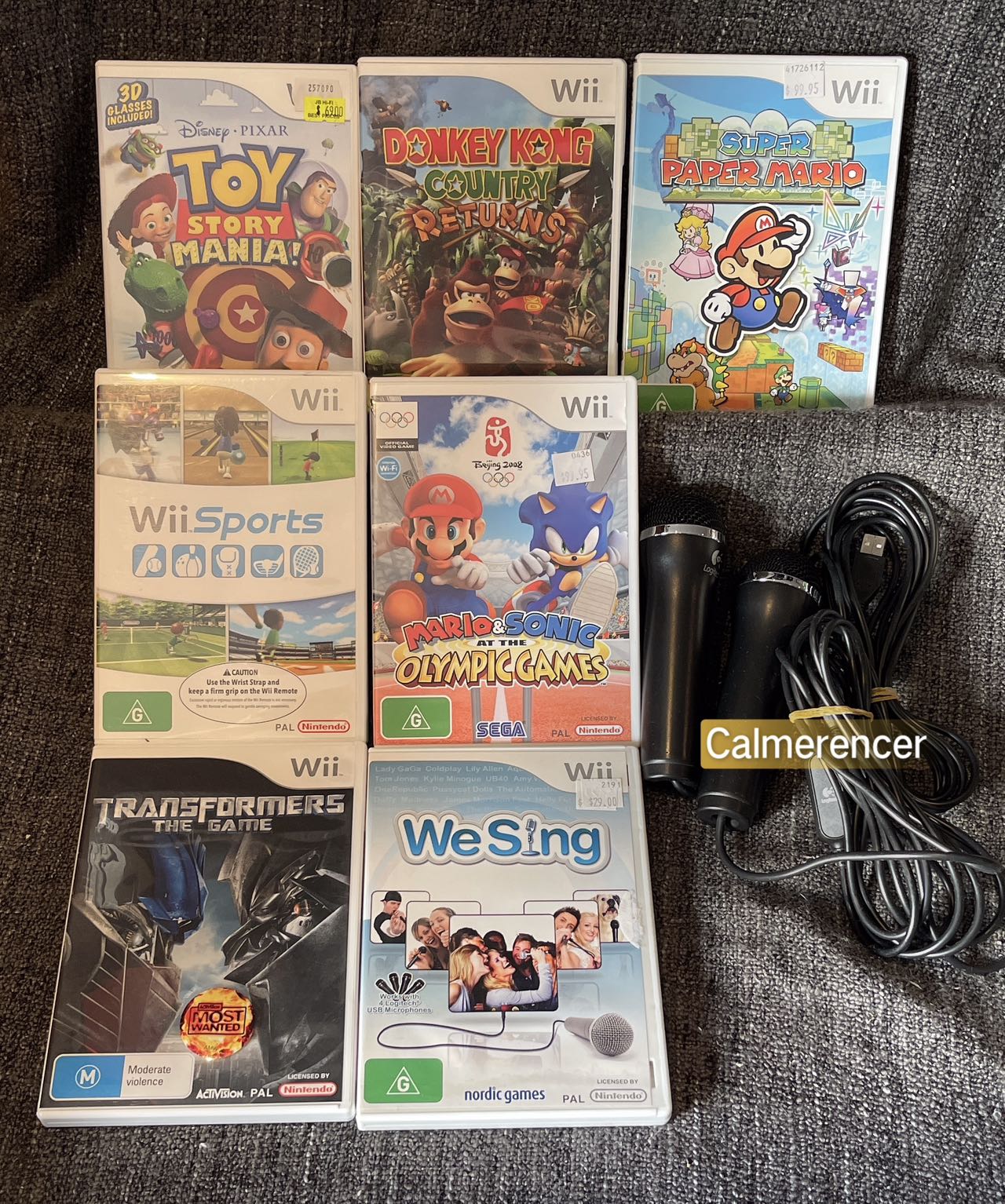 7x Games + 2x Microphones - Nintendo Wii game Bundle – The GameFarm Co.