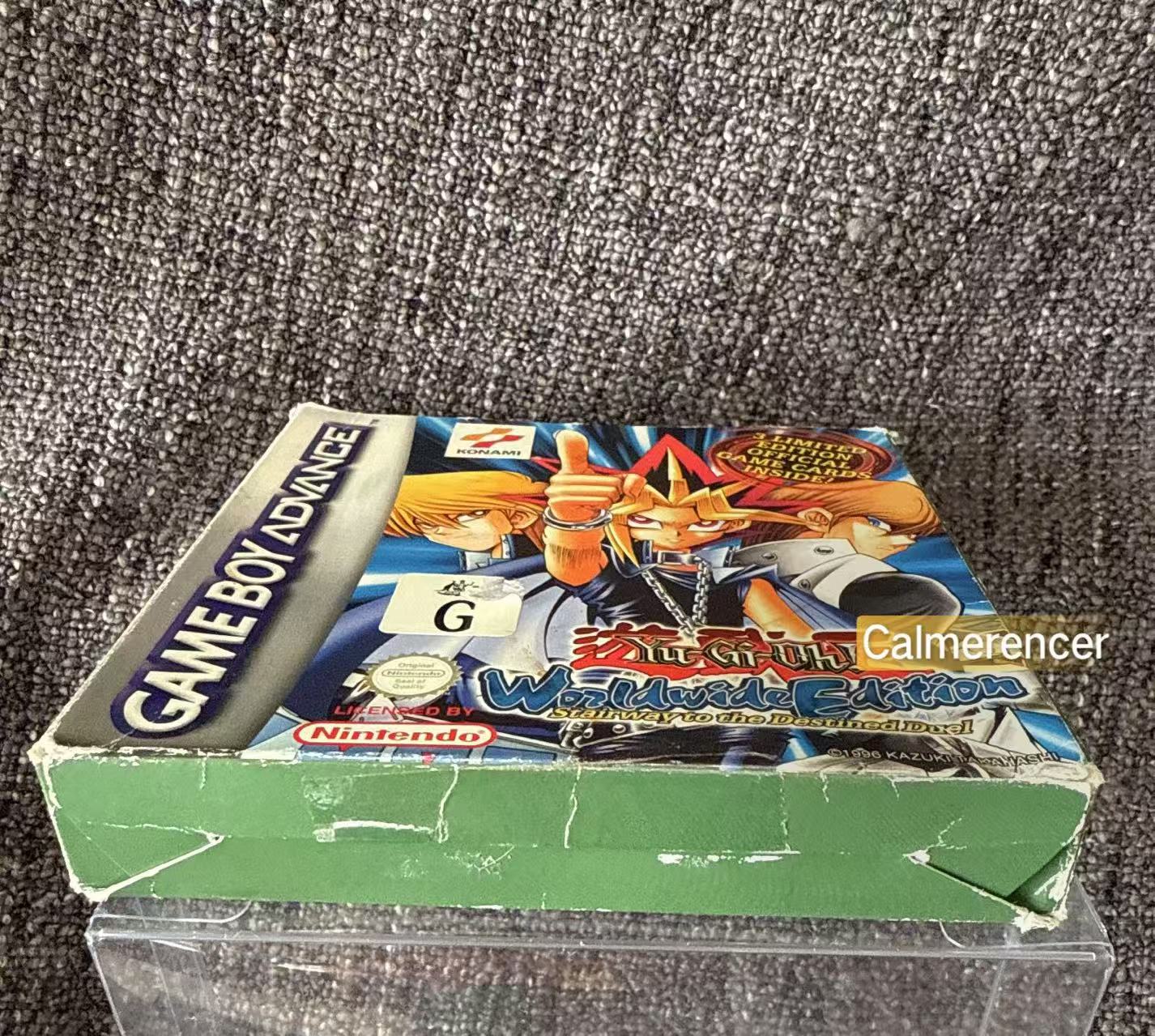 Yu Gi Oh Worldwide Edition Stairway To The Destined Duel Boxed Game -Nintendo Gameboy Advance GBA - Pal Version