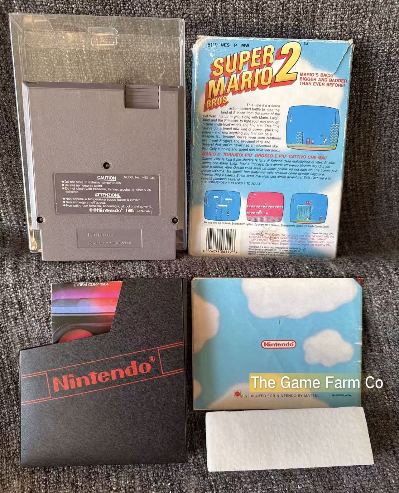 Super Mario Bros 2 Boxed Game - Nes - Nintendo / Entertainment System - Pal Version
