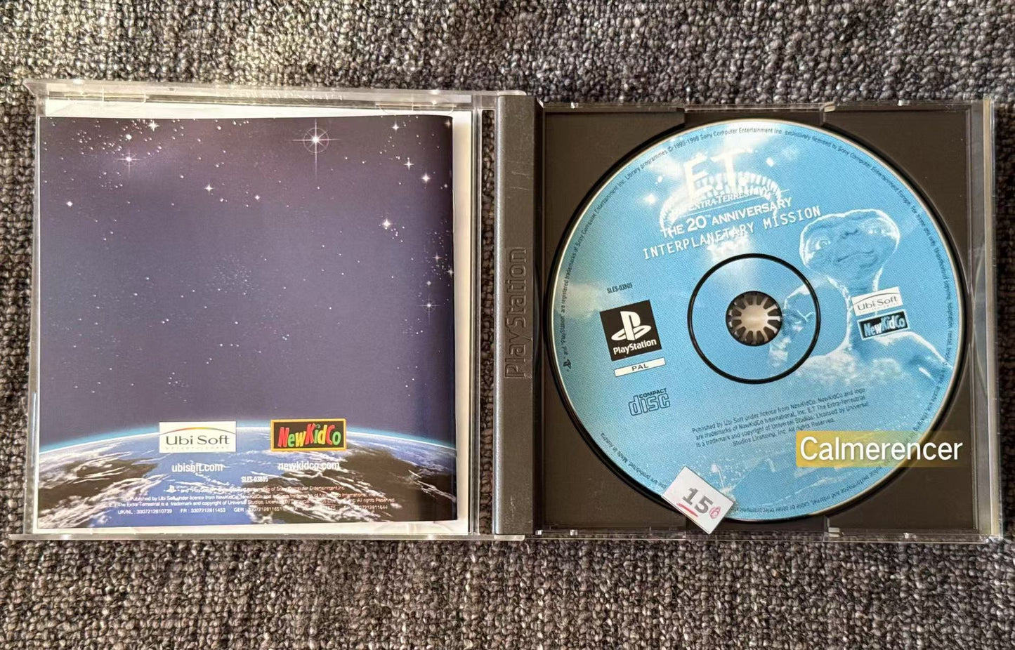 E.T Extra-Terrestrial Interplanetary Mission - Sony Playstation One (PS1) Game