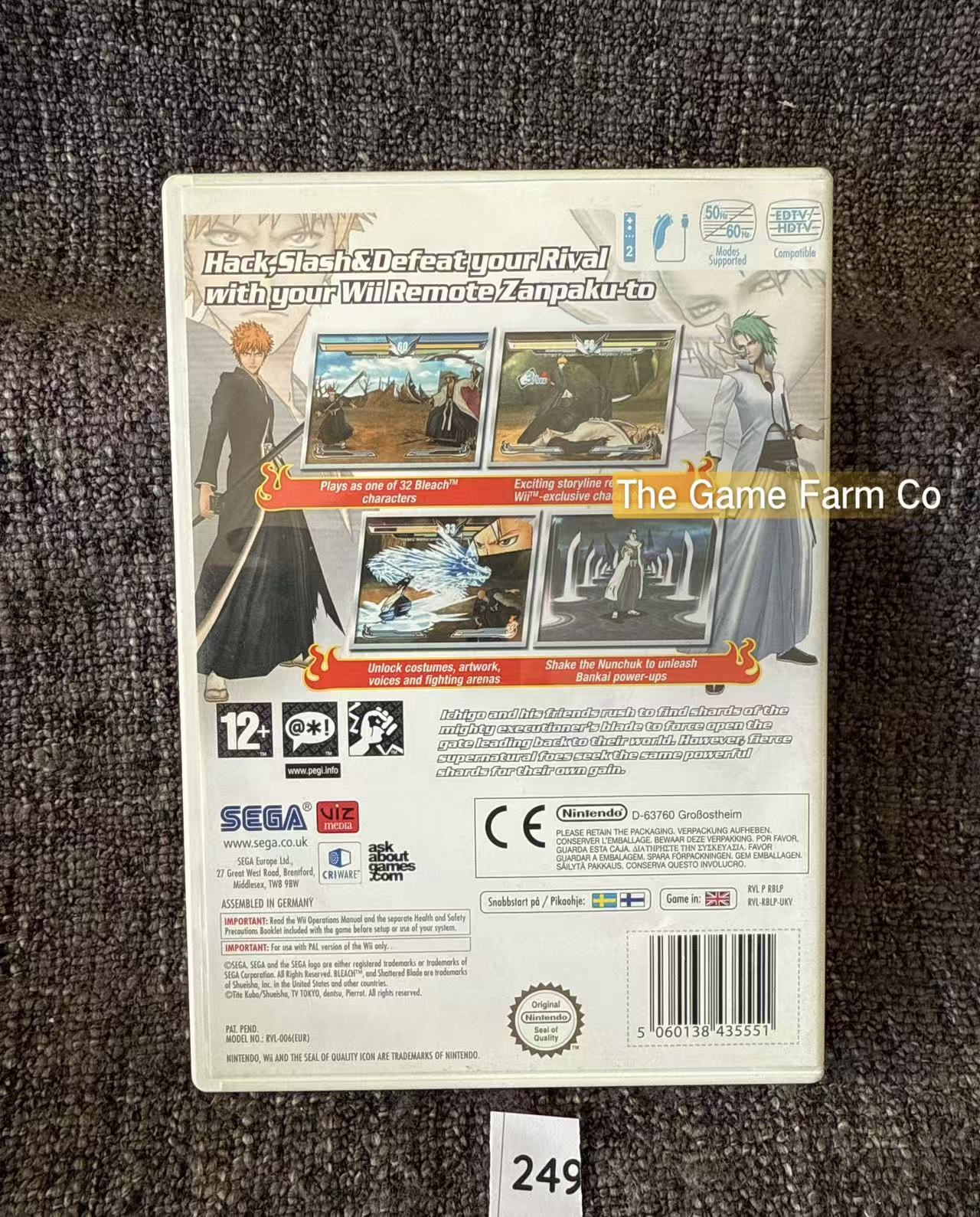 Bleach Shattered Blade -  Nintendo Wii game