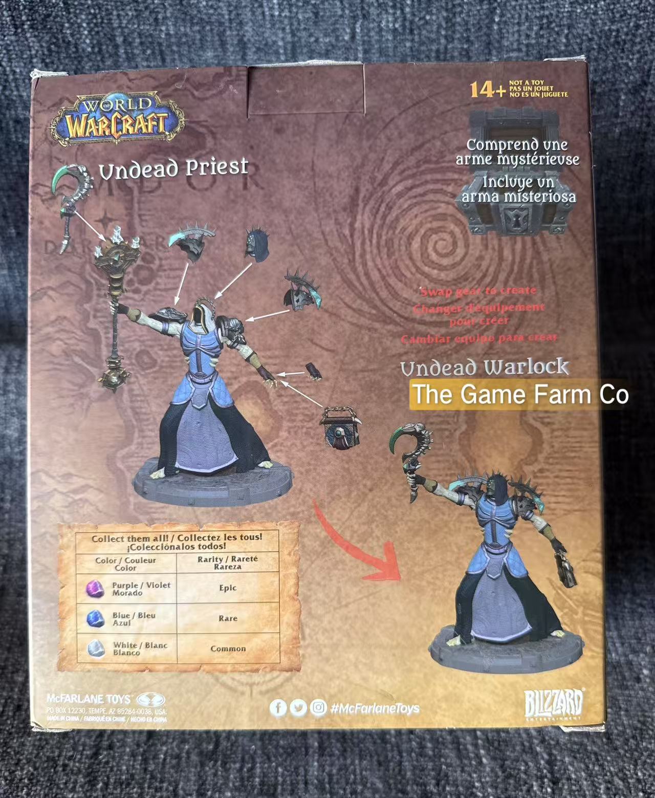 World Of Warcraft Undead Priest & Undead Warlock Statue (BRAND NEW)
