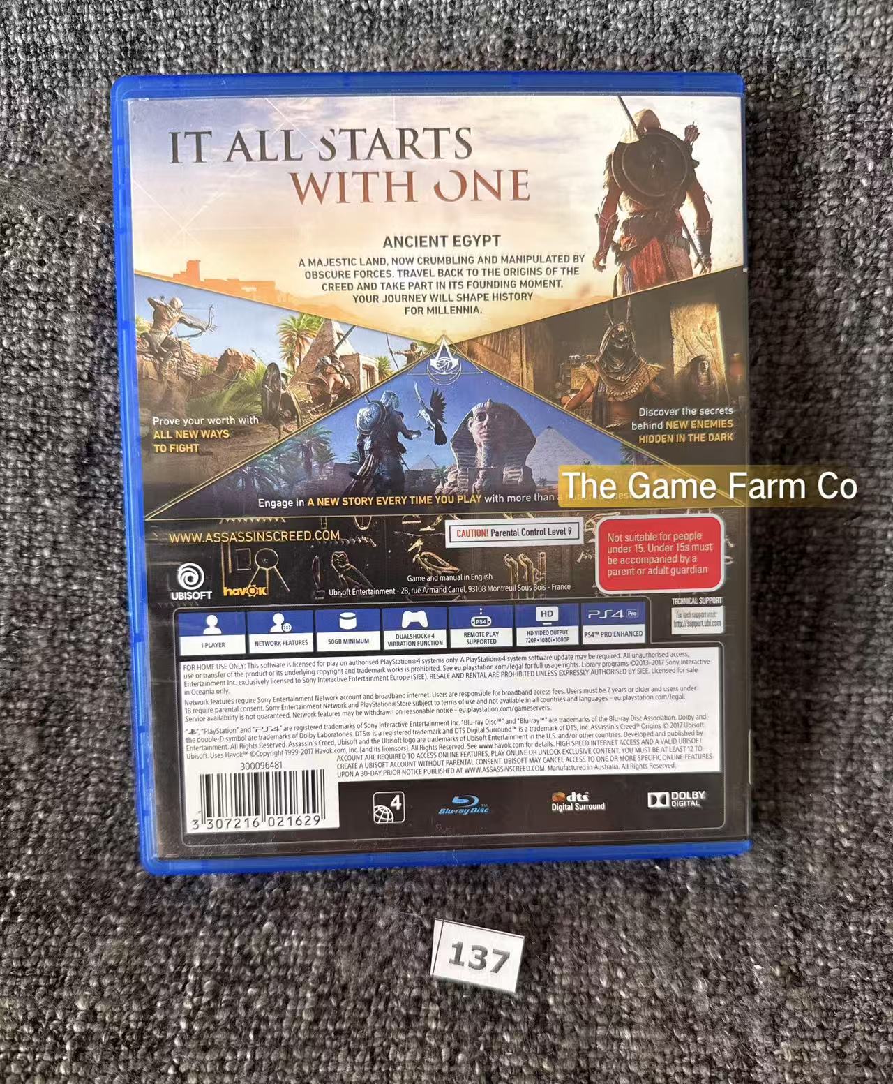 Assassin's Creed Origins Sony Playstation 4 (PS4) Game