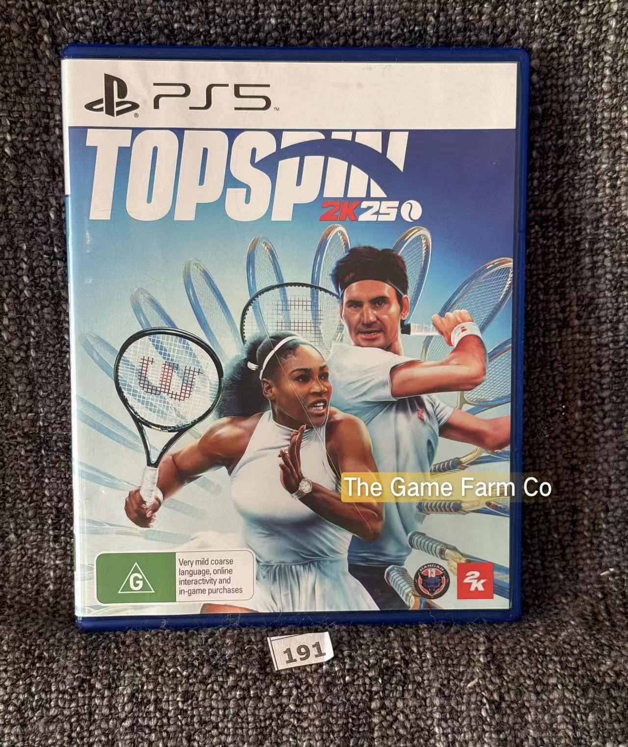 TopSpin 2K25 Sony PlayStation 5 Complete PAL Tested Used