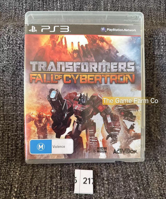 Transformers Fall Of Cybertron Game - PS3 - Sony Playstation 3
