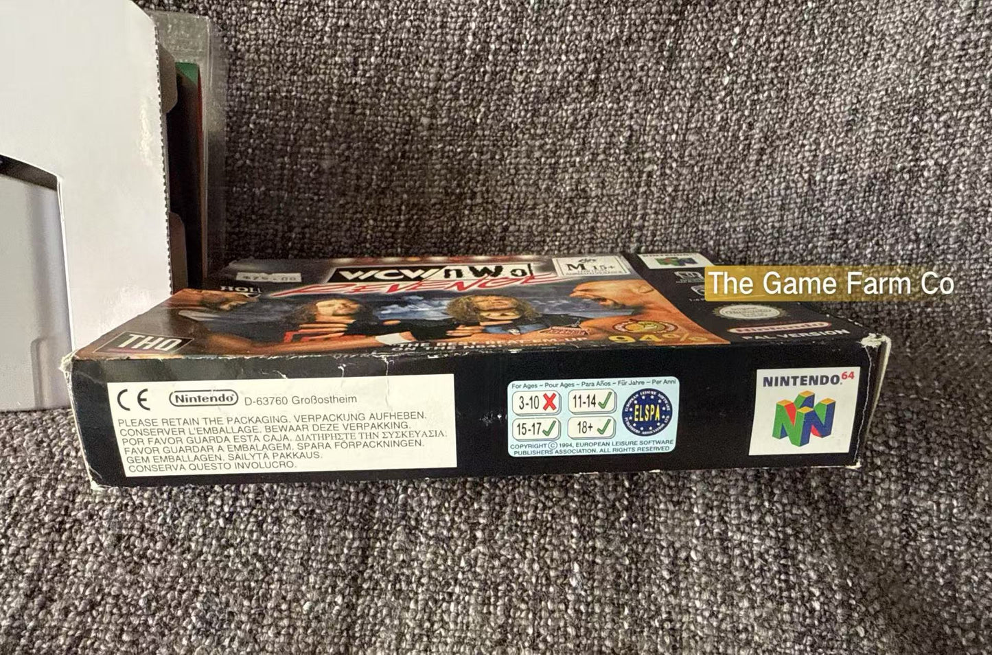 WCW NWO Revenge Game Boxed - Nintendo 64 / N64 - Pal Version