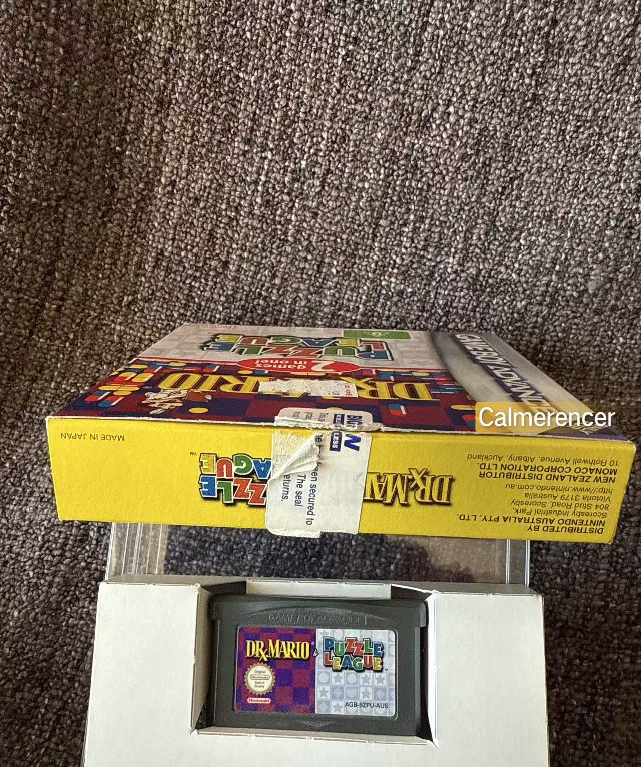 Dr. Mario / Puzzle League Boxed Game -Nintendo Gameboy Advance GBA - Pal Version