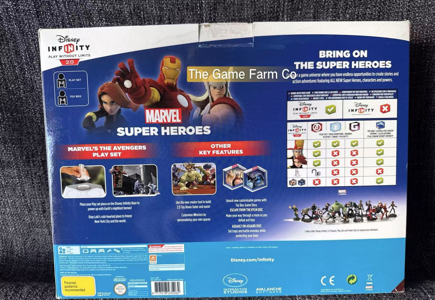 Disney Infinity Marvel Super Heroes Starter Pack  2.0 bundle - Nintendo Wii U Game