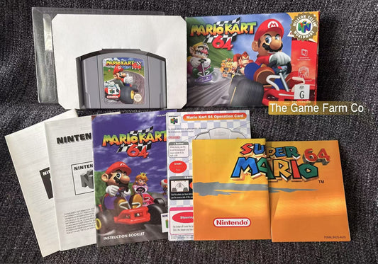 Mario Kart Game Boxed - Nintendo 64 / N64 - Pal Version