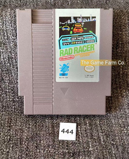 Rad Racer NES Physical Game Loose NTSC Tested Used