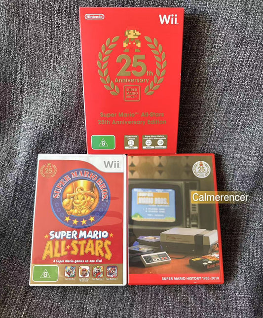 Super Mario All-Stars 25th Anniversary Edition  -  Nintendo Wii game