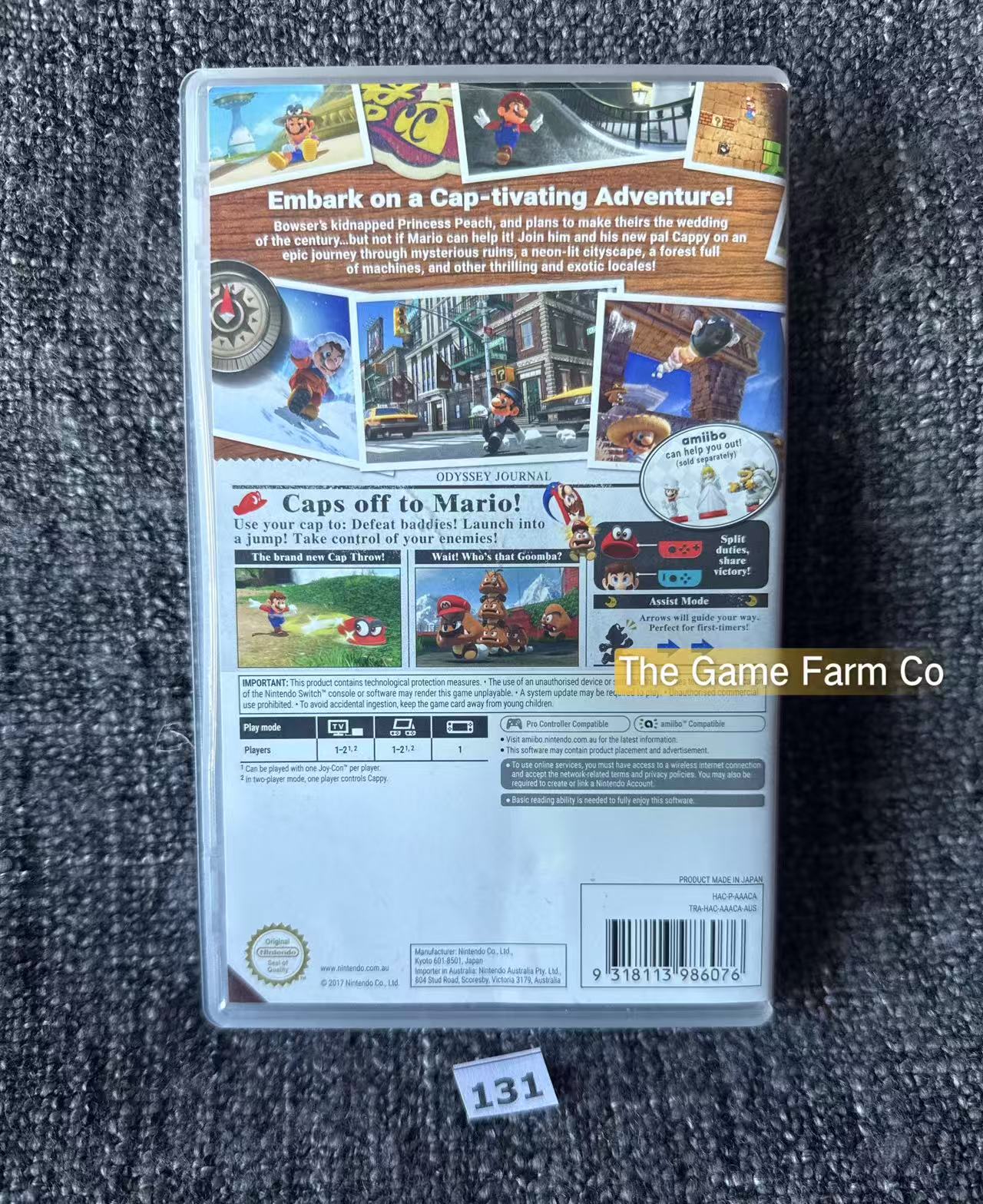 Super Mario Odyssey Switch Game - Nintendo Switch