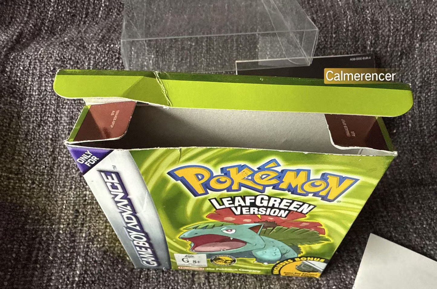 Pokemon Leaf Green Version Boxed Game -Nintendo Gameboy Advance GBA - Pal Version
