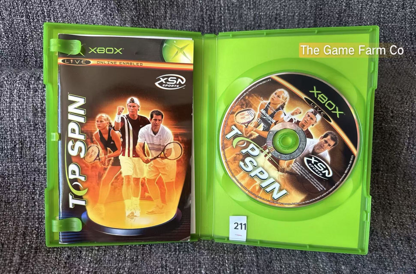Top Spin Game Microsoft Xbox Original
