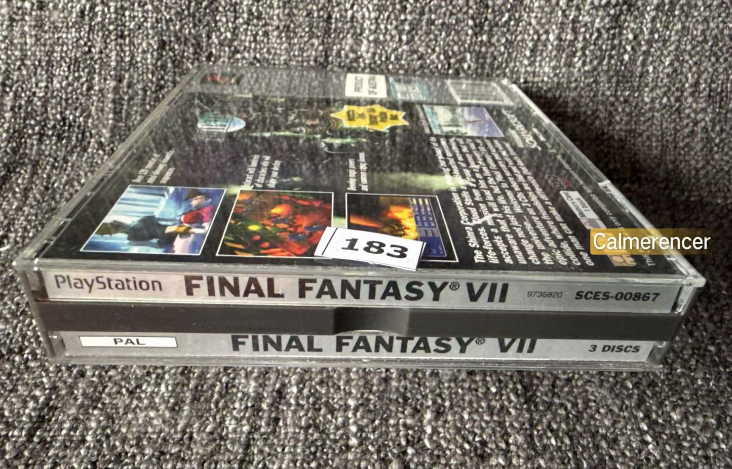 Final Fantasy VII  With FF VIII demo - Sony Playstation One (PS1) Game