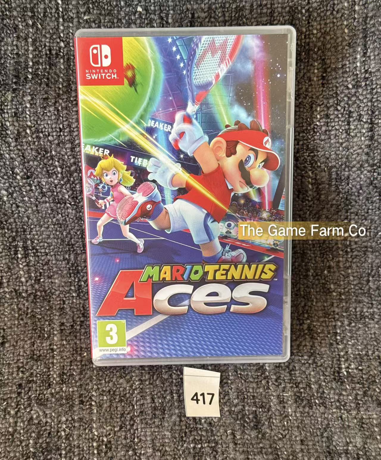 Mario Tennis Aces Nintendo Switch Physical Game Cartridge PAL Tested Used