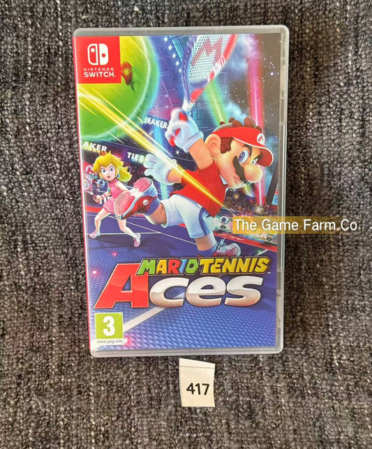 Mario Tennis Aces Nintendo Switch Physical Game Cartridge PAL Tested Used