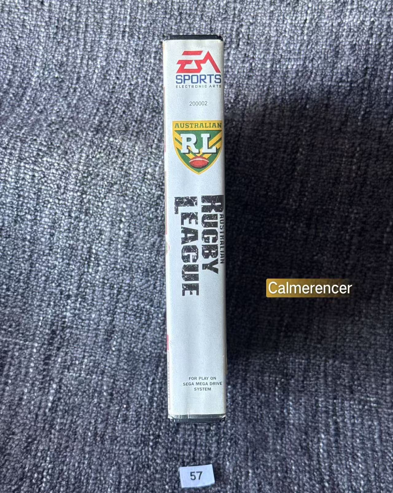 Australian Rugby League  Game - Sega Mega Drive