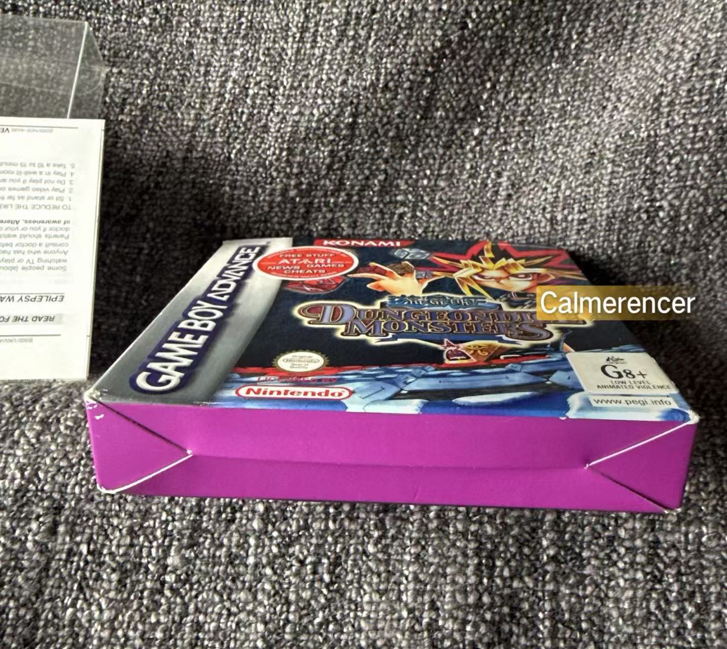 Yu Gi Oh  Dungeon Dice Monsters Boxed/Complete Game -Nintendo Gameboy Advance Cart GBA - Pal Version