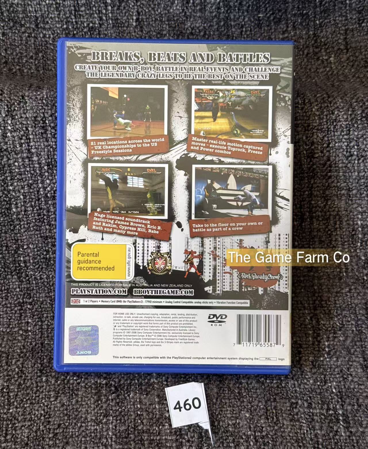 B-Boy PS2 Physical Game CIB PAL Tested Used