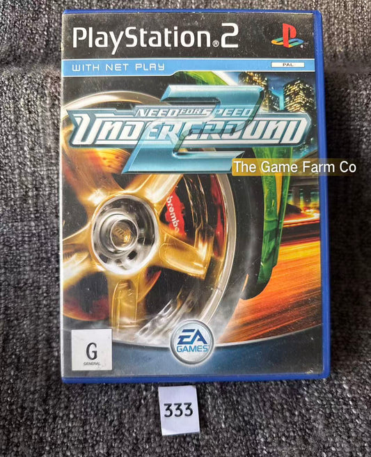 Need For Speed Underground 2 Game- Sony PlayStation 2 (PS2)
