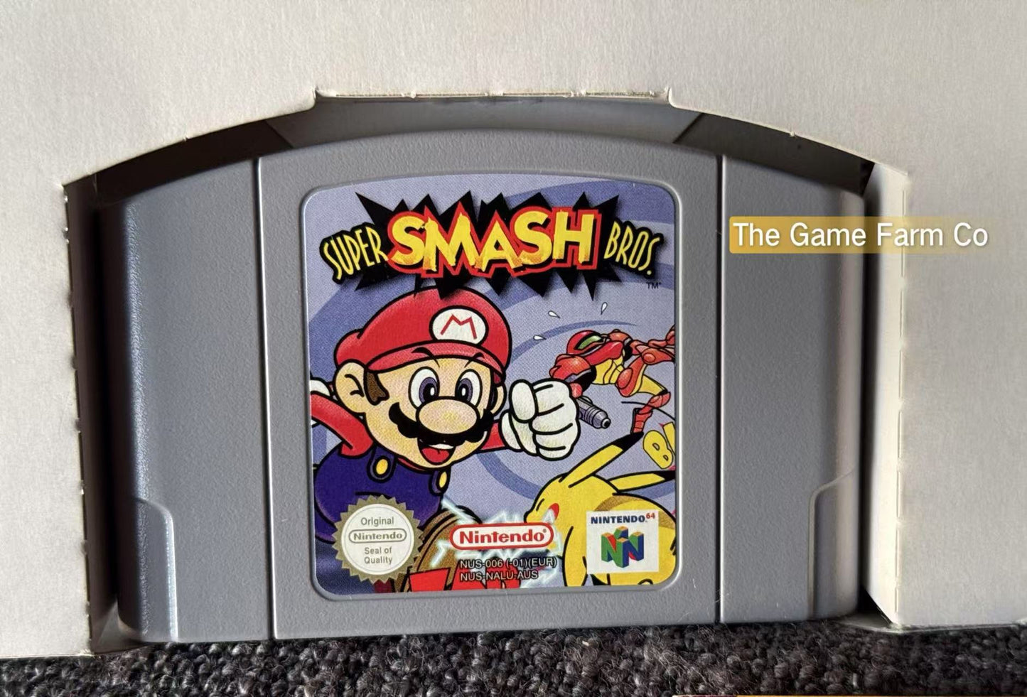 Super Smash Bros. Game Boxed - Nintendo 64 / N64 - Pal Version