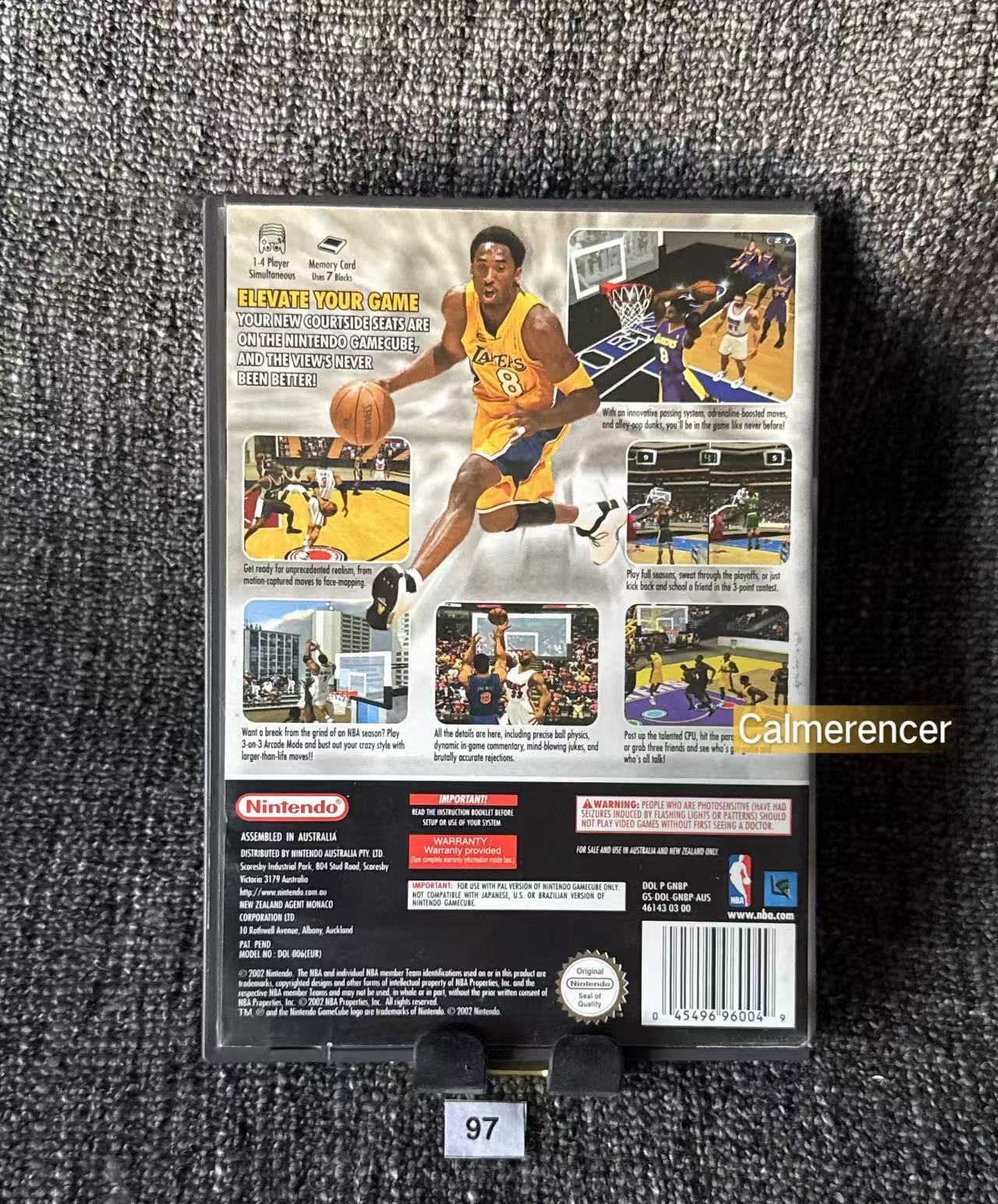 NBA Courtside 2002 Game - Nintendo Gamecube - Pal Version